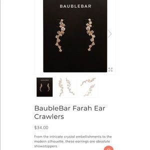 Baublebar ear climbers